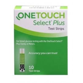 ONETOUCH SELECT PLUS 10 TEST STRIPS 