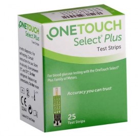 ONETOUCH SELECT PLUS 25 TEST STRIPS 