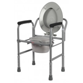 COMFORT FOLDING COMMODE WITHOUT CASTORS