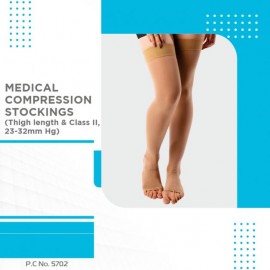 MEDICAL COMPRESSION STOCKINGS-THIGH LENGTH CLASS-II